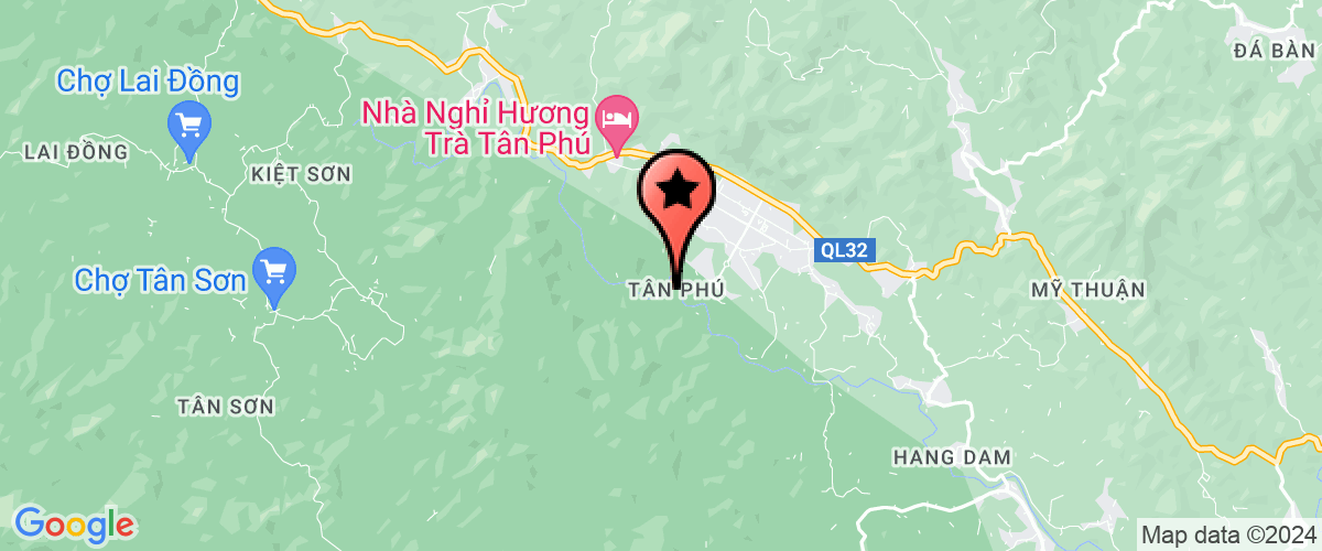 Bản đồ đến Huyện ủy Tân Sơn