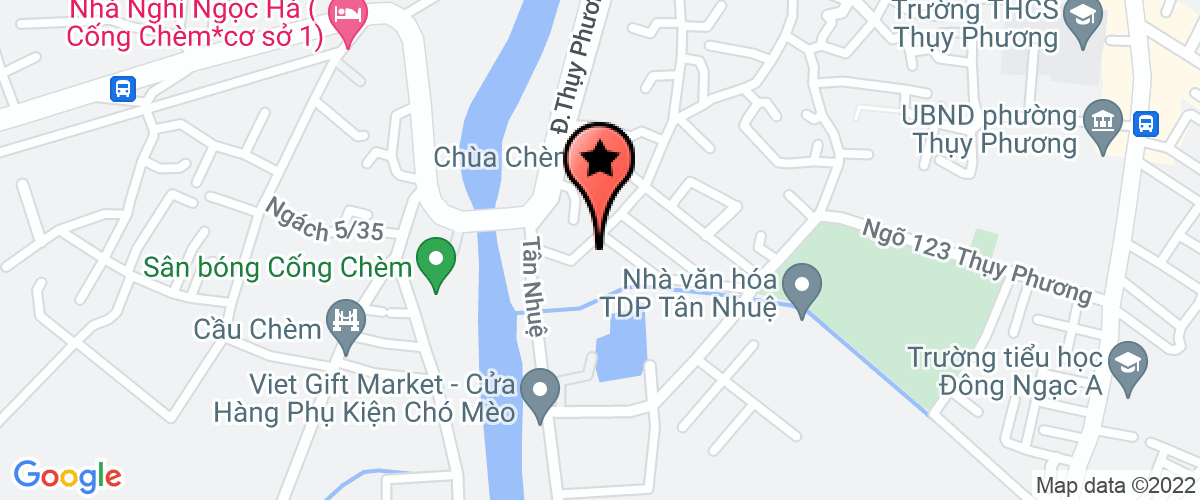 Map go to Bac Viet Construction and Technology Investment Joint Stock Company