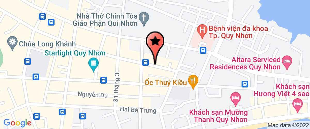 Map go to Yen Ngoc Binh Dinh Joint Stock Company