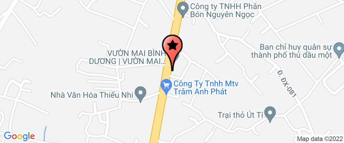 Map go to Binh Duong Plastic Co., Ltd