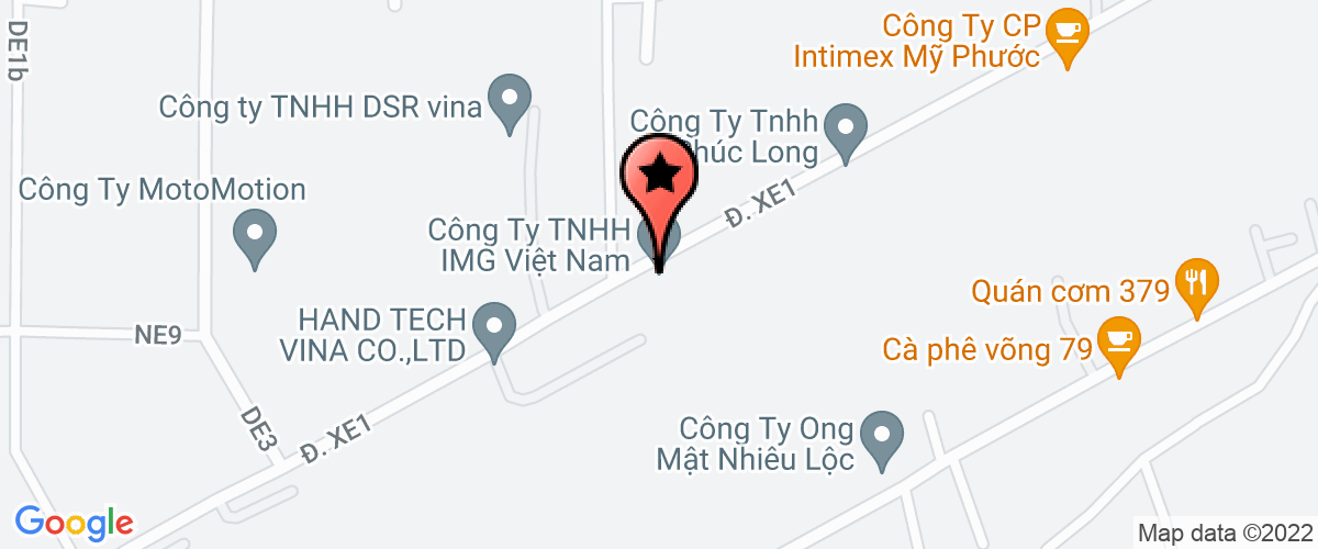 Bản đồ đến Công Ty TNHH IMG