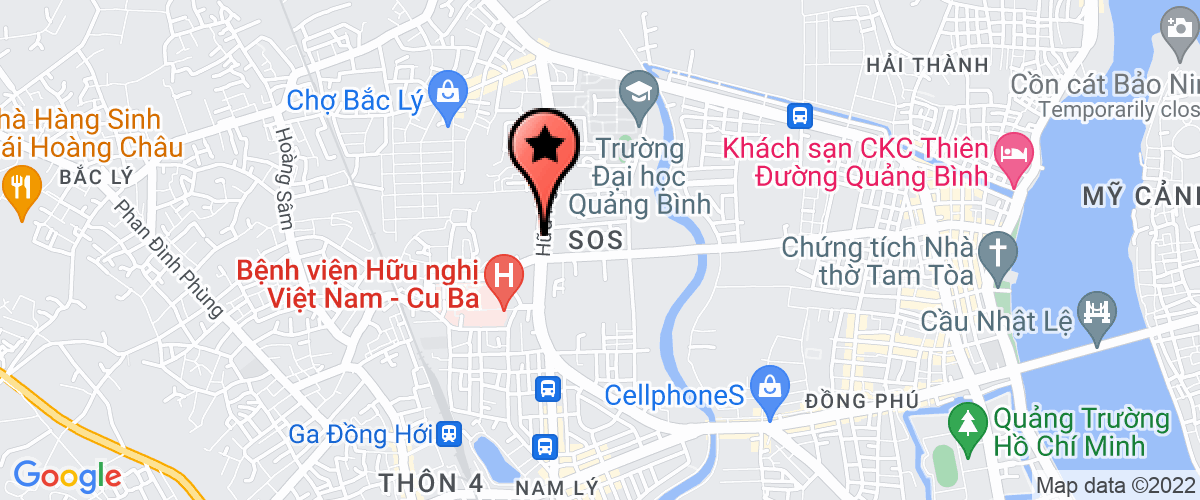 Map go to tro giup phap ly nha nuoc Quang Binh Province Center
