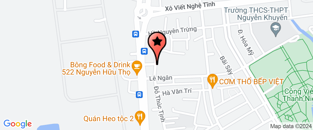 Bản đồ đến Công ty thuốc lá Đà Nẵng