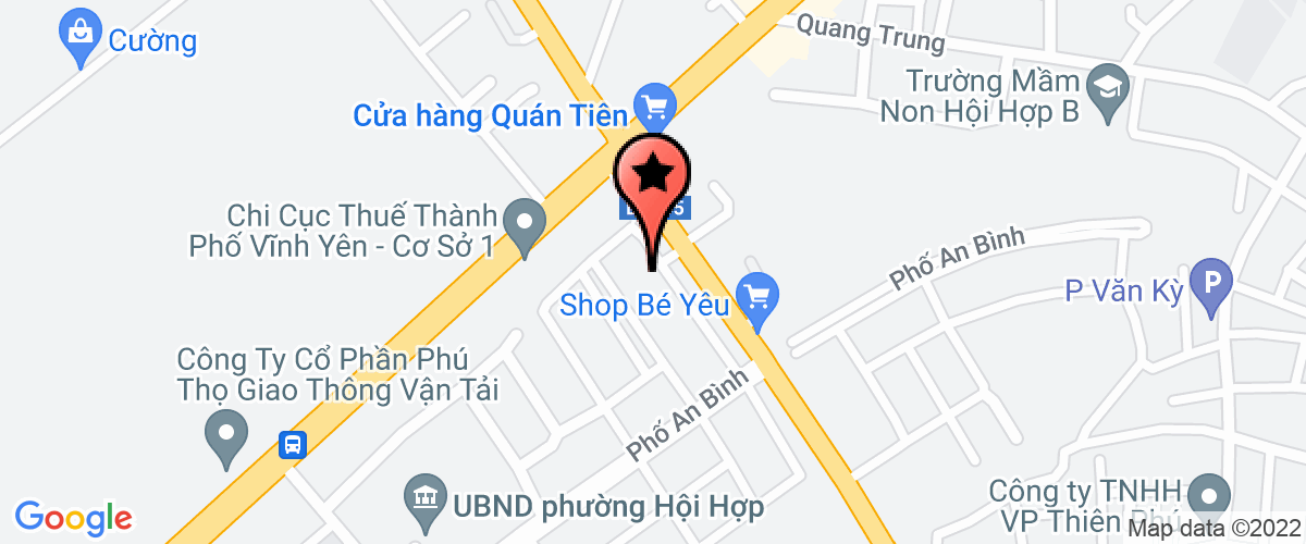 Map go to Branch of Vinh Phuc Thanh Phat Joint Stock Company