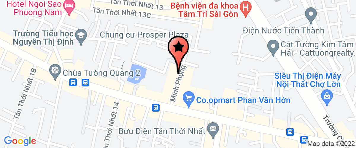 Map go to Vietbiz Trading Services Company Limited