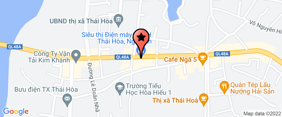 Map go to Nha Thai Hoa Development Joint Stock Company