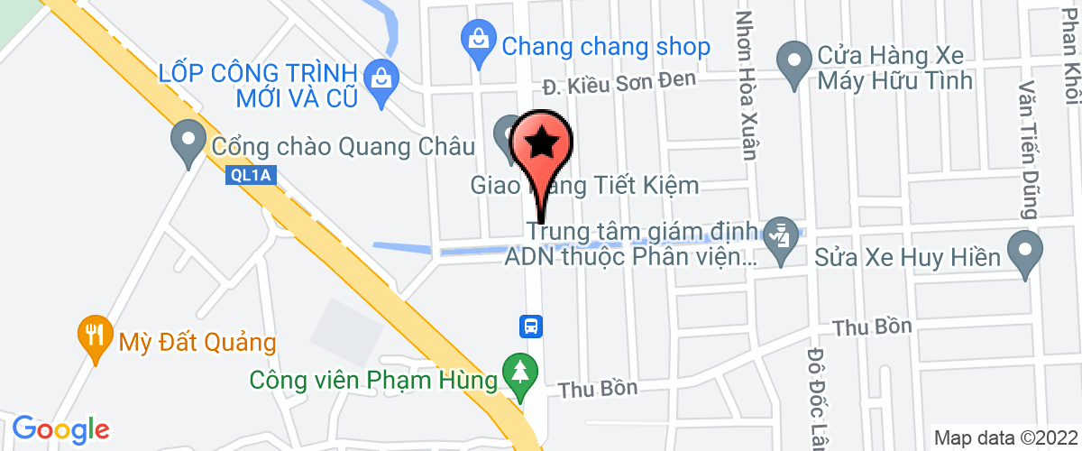 Bản đồ đến Công Ty TNHH Sơn Tdn