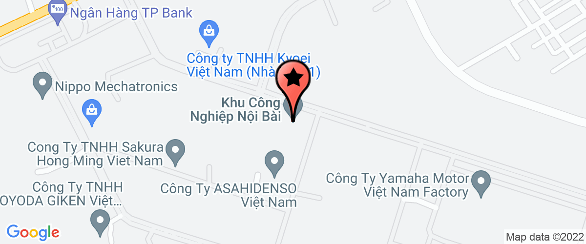 Map go to Nam A Tm&XNK Company Limited