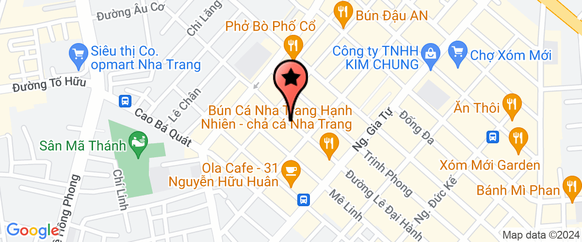 Bản đồ đến Công Ty TNHH Nha Trang Kickboxing