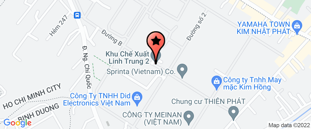 Map go to Cattuong Service - Trading - Embroidery - Garment - Textile Co., Ltd