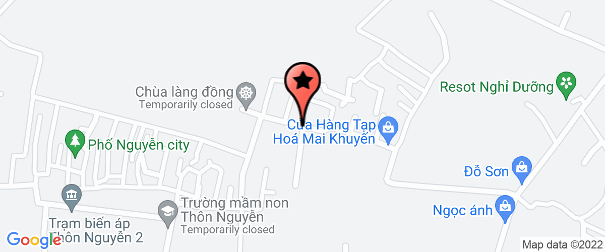 Map go to Diem Cong Dat Company Limited