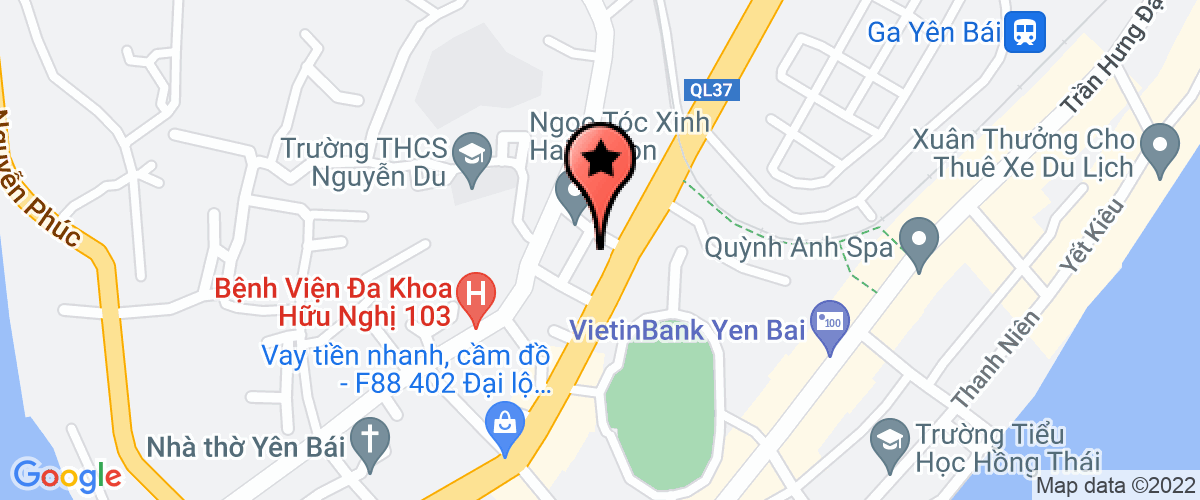 Bản đồ đến Trung tâm y tế Thành Phố Yên Bái
