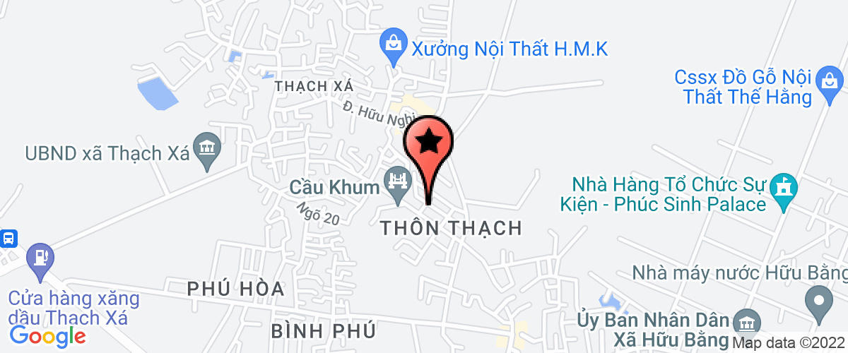 Map go to Do Thach That Nam Viet Wood Company Limited