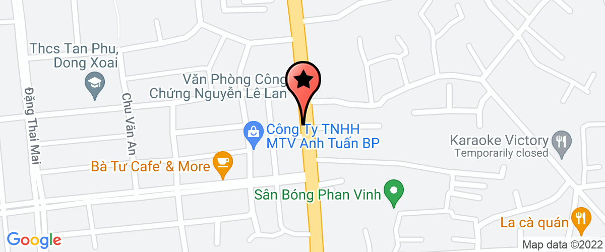 Map go to Duc Nong Thinh Production Trading Company Limited