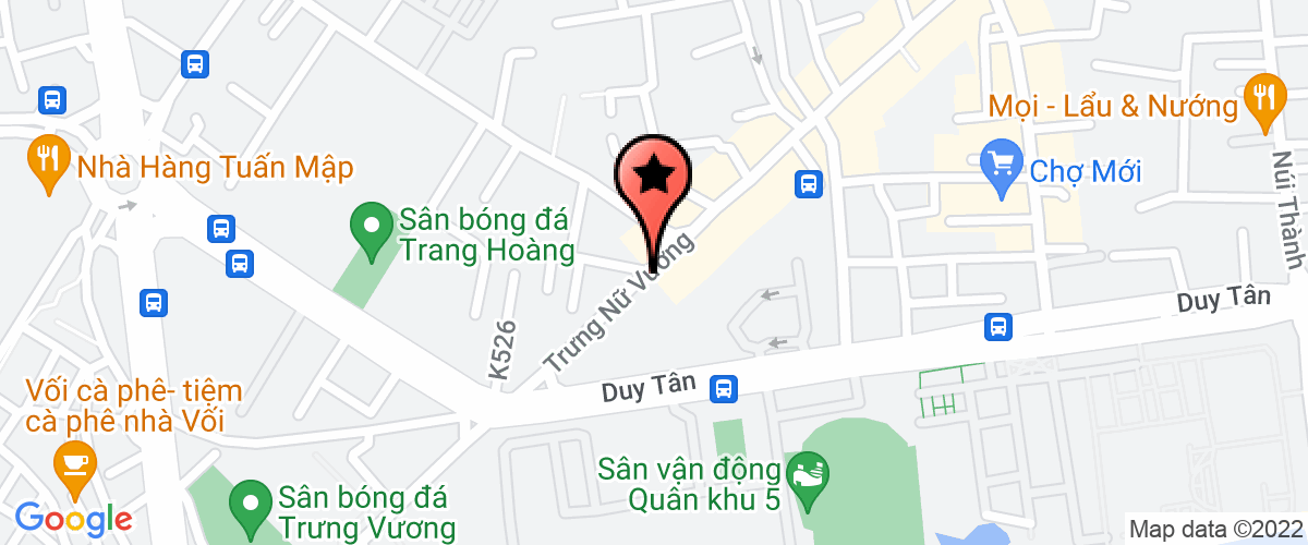 Map go to CN co phan Viglacera Thang Long tai TP Da Nang Company