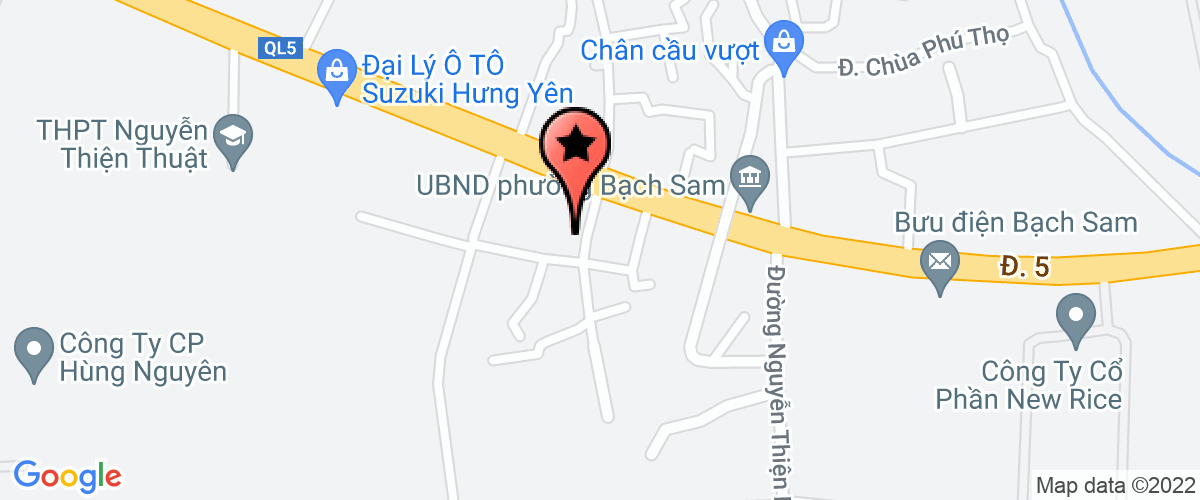 Map go to Truong Bach Sam Nursery