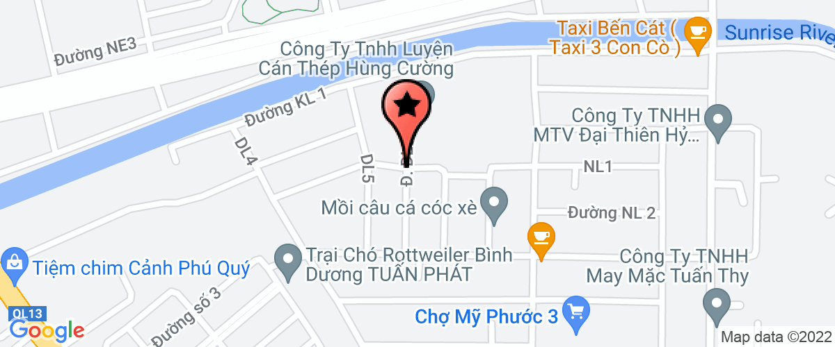 Bản đồ đến Công Ty TNHH May Mặc Việt Long Phát
