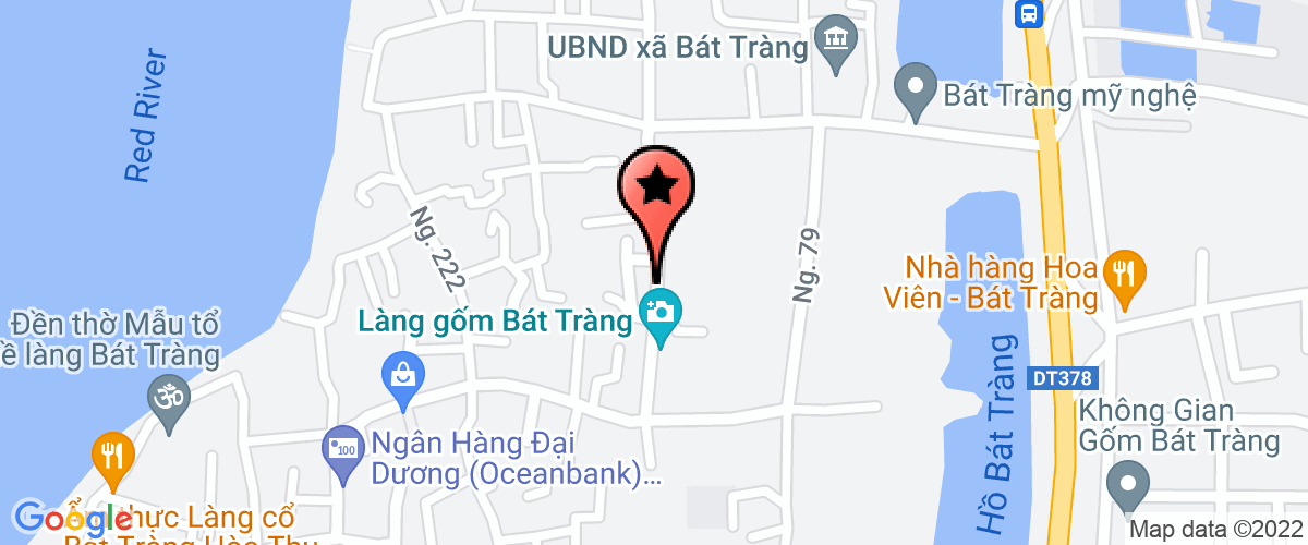 Map go to Gom Xanh VietNam Company Limited