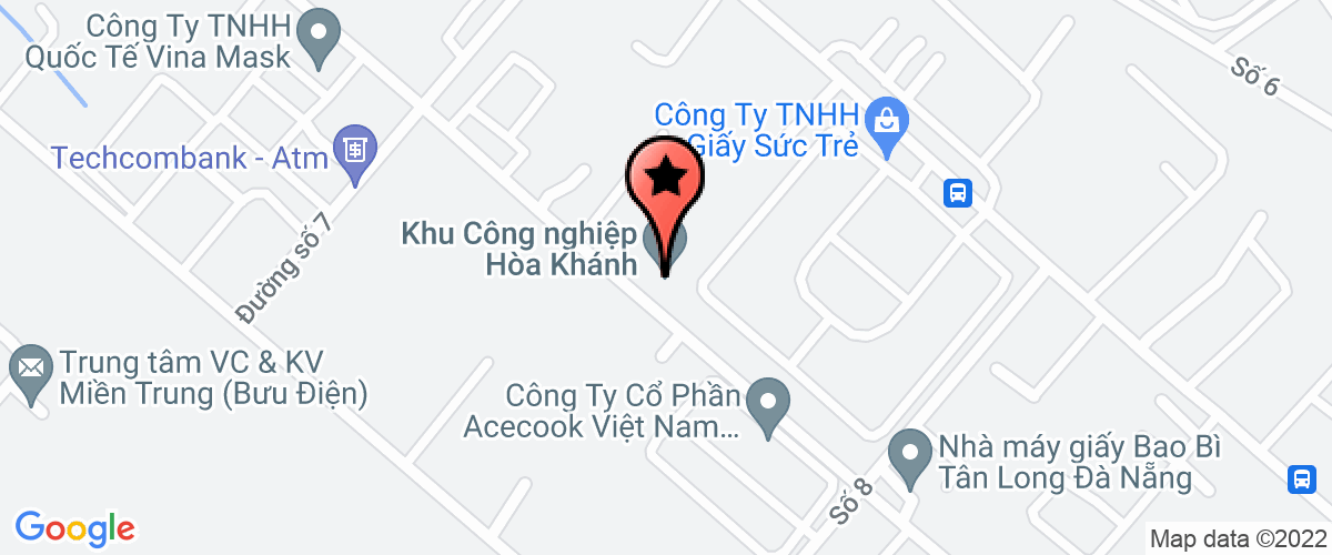 Map go to Yokohama Technica Đà Nẵng Company,.limited