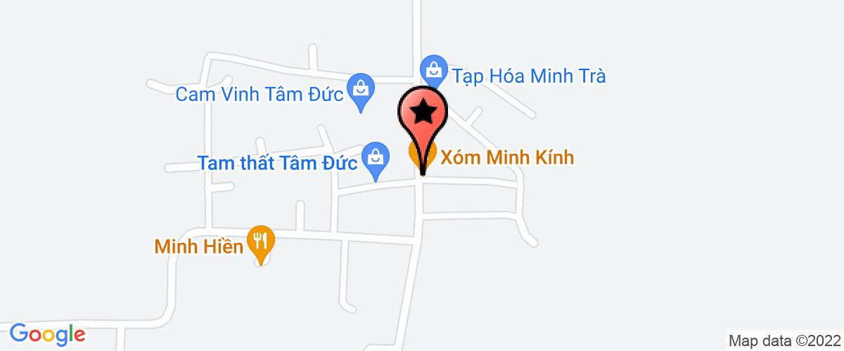 Map go to co phan thuong mai Minh Thien Company