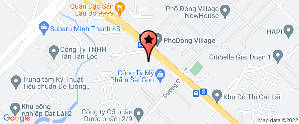 Map go to Tien Tai Transport And Travel Service Trading Company Limited