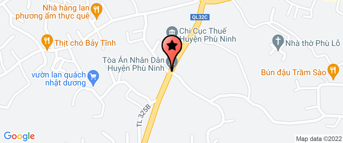 Map go to Hoang Minh Phu Tho Investment Joint Stock Company