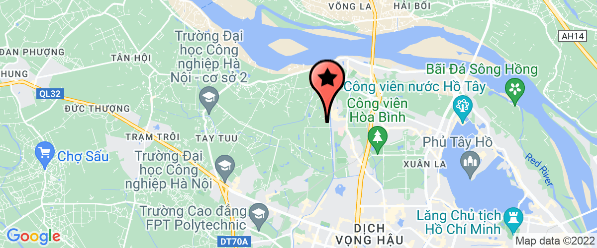 Map go to Minh Nhat Construction Company Limited
