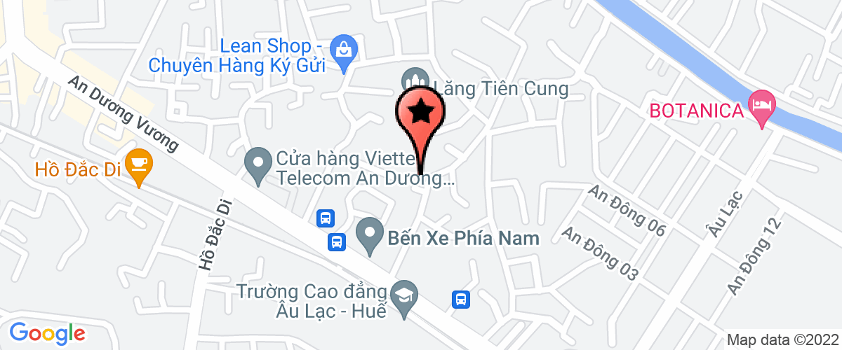 Map go to Xanh Agriculture Private Enterprise