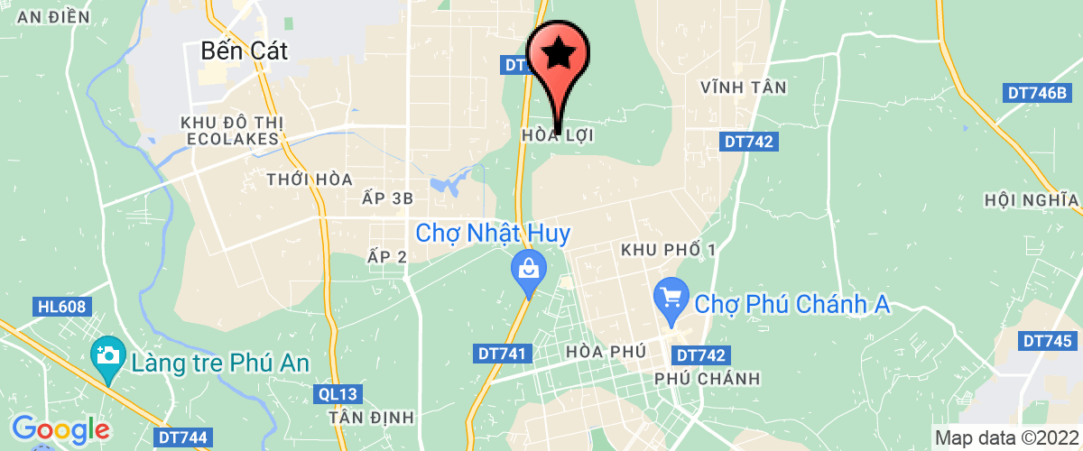 Map go to Hai Dong Company Limited