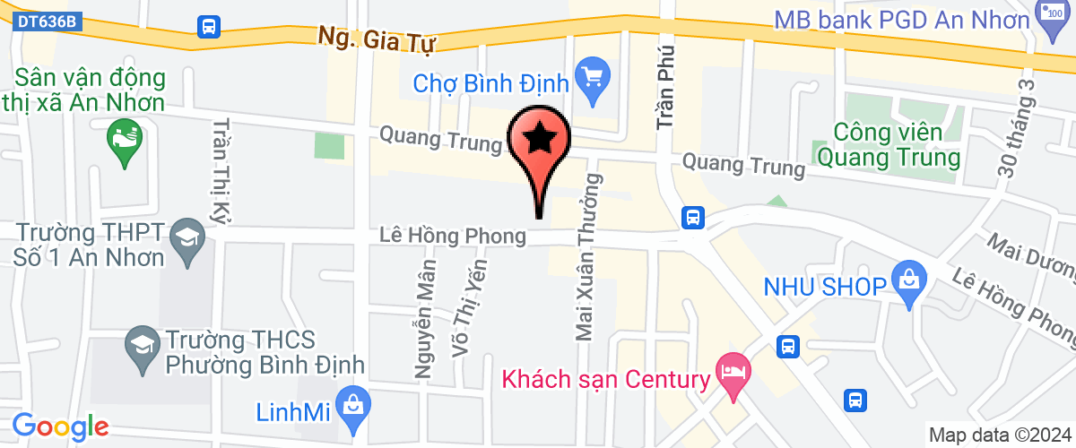 Map go to Cong An An Nhon District