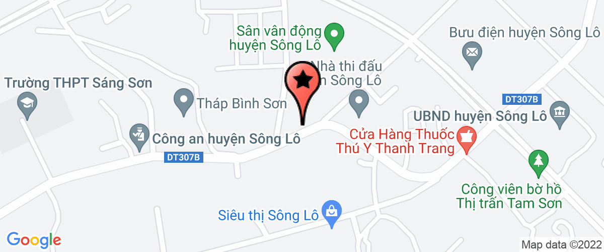 Map go to Van phong cong chung Song Lo