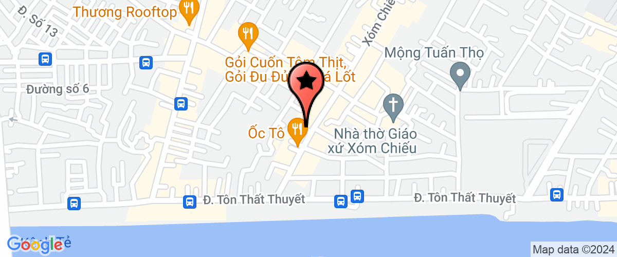 Map go to Ngoc Bao Chau Service Trading Production Company Limited