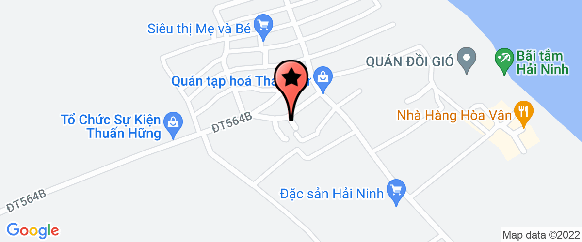 Map go to Thong Tai Seafood Company Limited