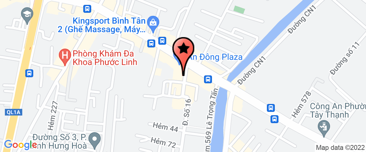 Map go to Phuc An Khang Product Investment Company Limited
