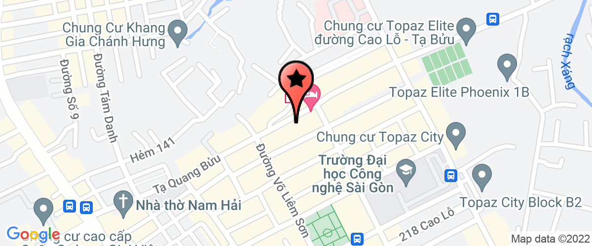 Map go to Dong Dieu Massage Sauna Company Limited