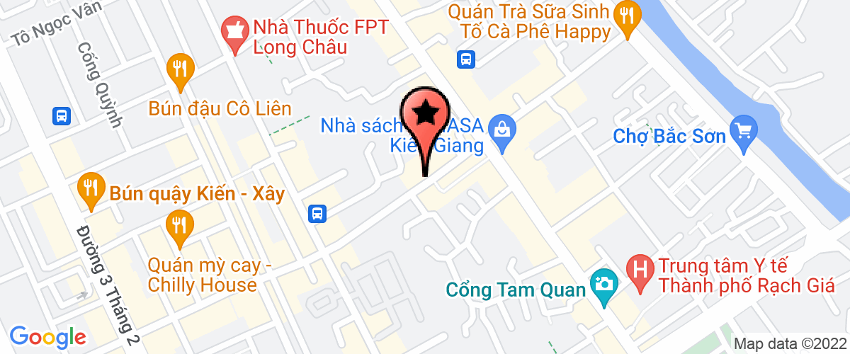 Bản đồ đến Công Ty TNHH Thương Mại Dịch Vụ Môi Trường Thanh Dương Kiên Giang
