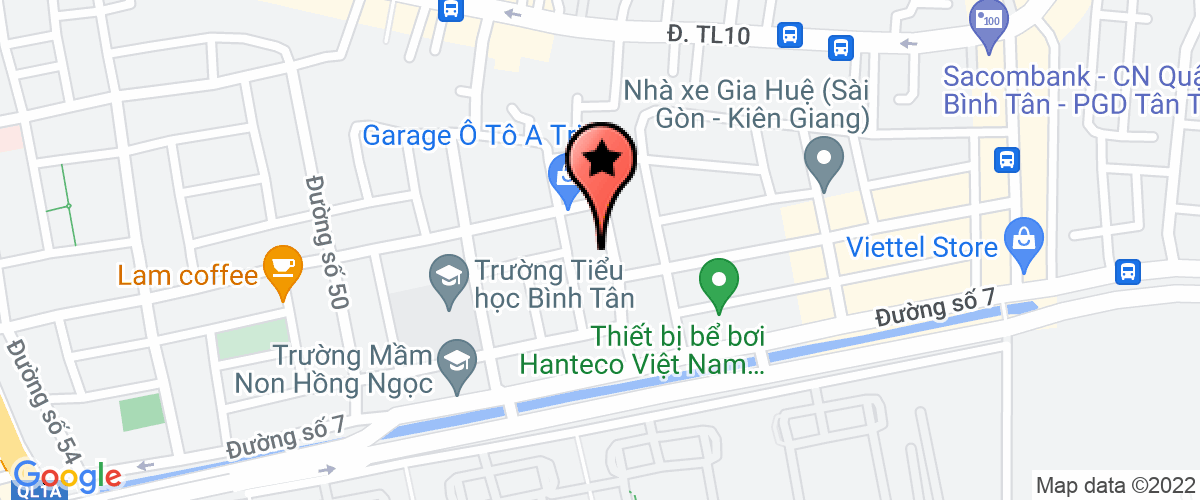 Bản đồ đến Công Ty TNHH Kỹ Thuật Điện - Điện Tử ATM Hưng Thịnh