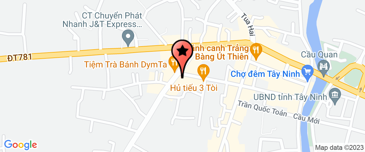 Map go to Ngoi Sao So Tay Ninh Service Trading Construction Company Limited
