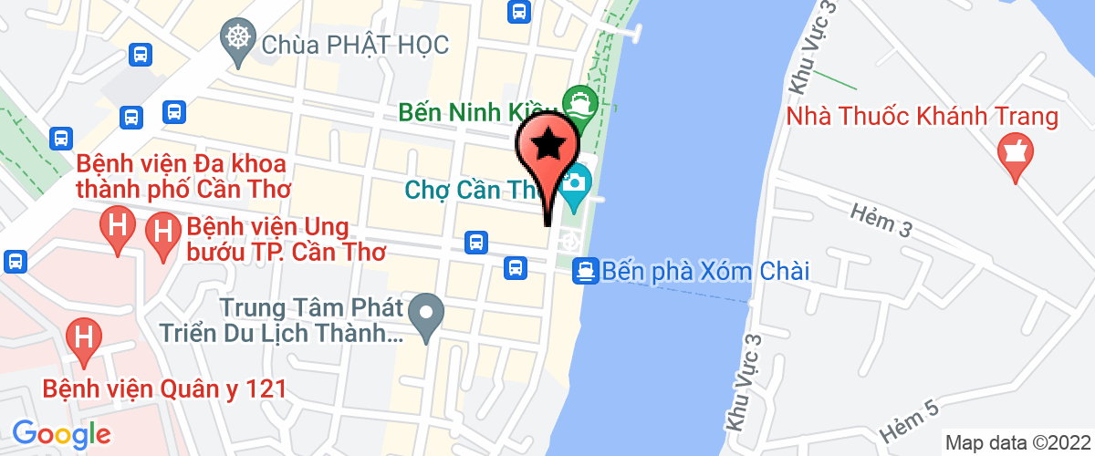 Bản đồ đến VPĐD Công ty TNHH Xuyên Mekong