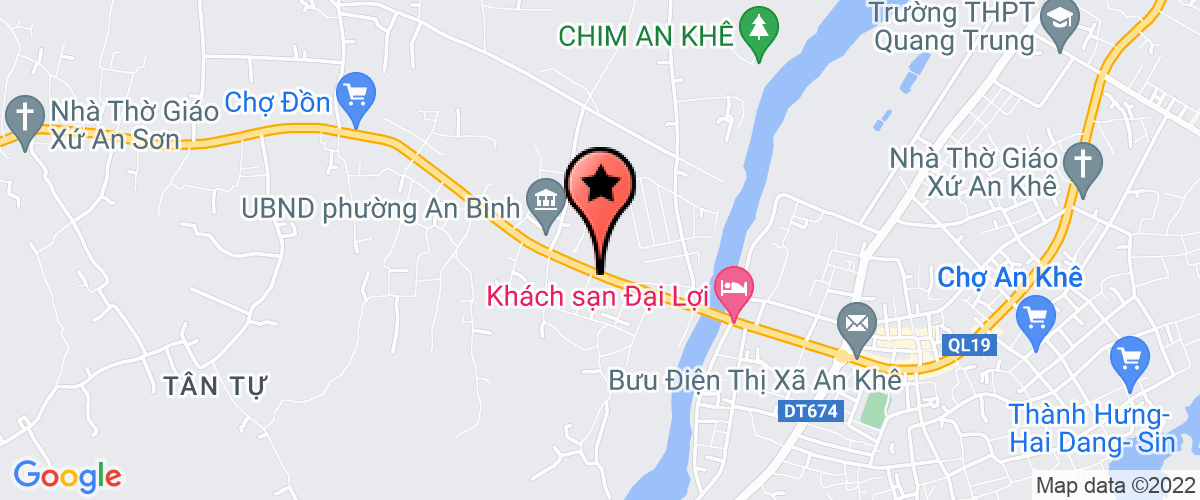 Map go to Anh Tien Gia Lai Service Company Limited