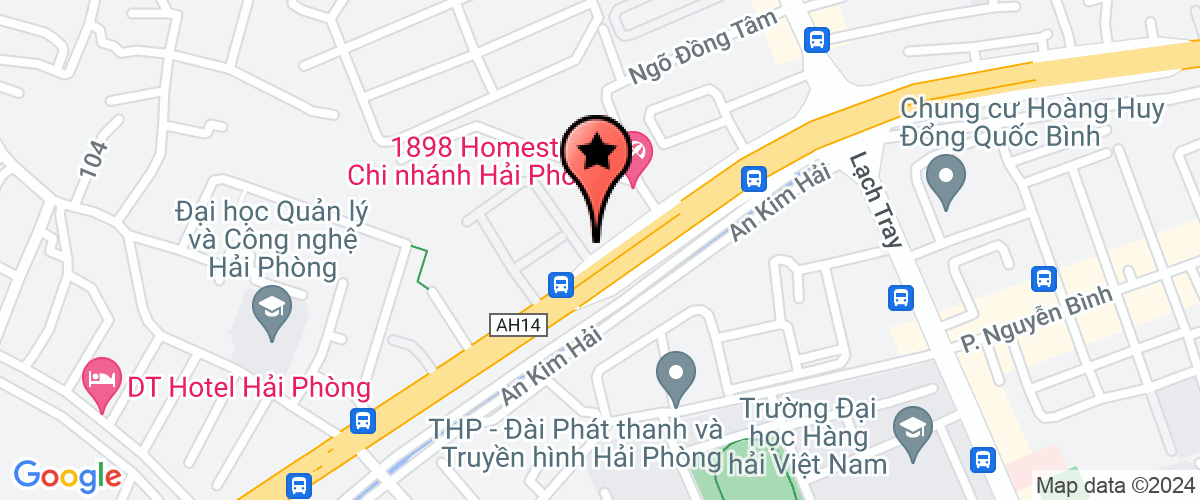 Map go to Cemaco Hai Phong Engineering Science Materials and Chemistry Joint Stock Company