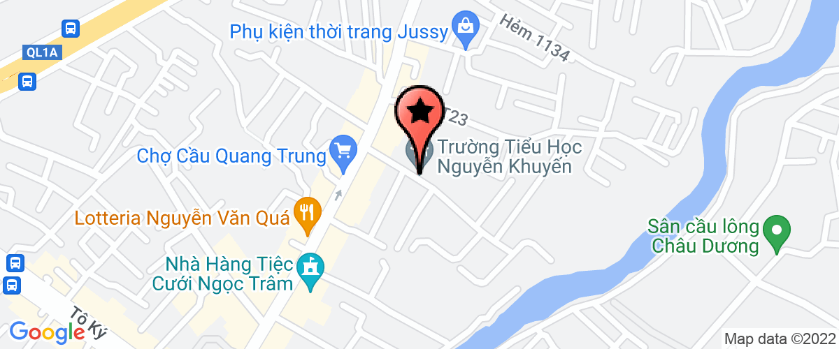 Map go to Nguyen Khuyen Elementary School