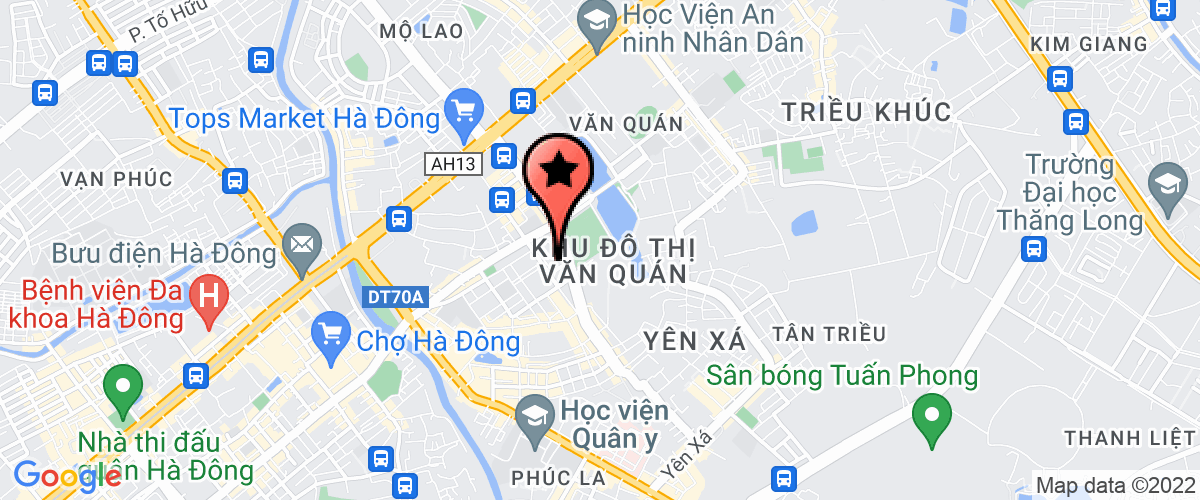 Map go to Anh Khoi Develope Trading Joint Stock Company