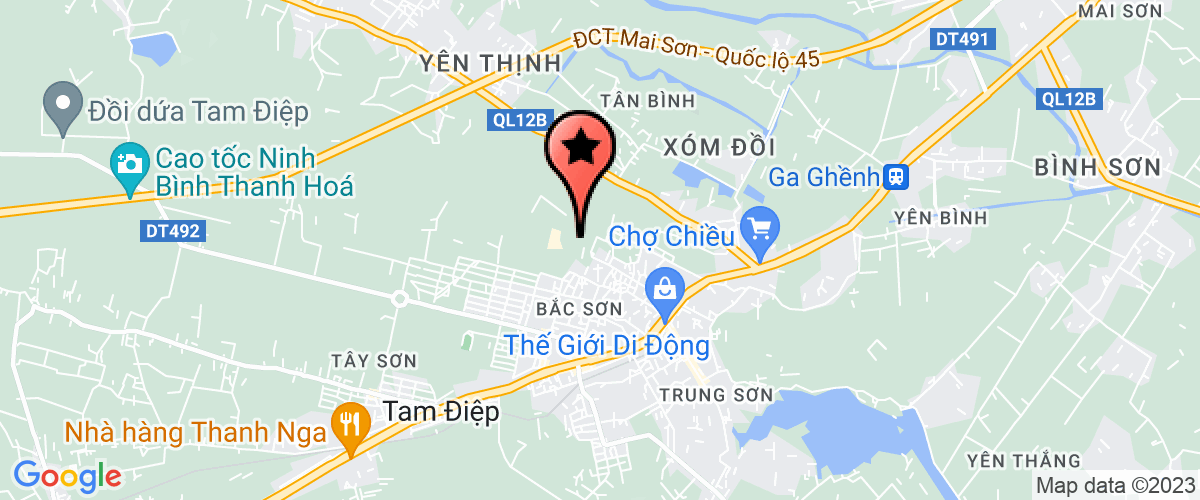 Map go to Phong Giao duc thi xa Tam Diep