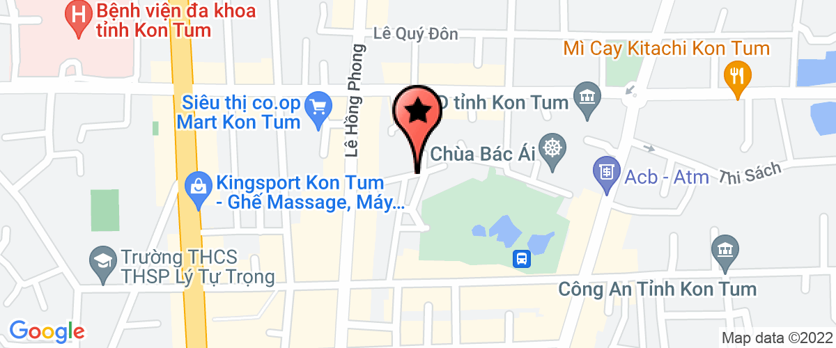 Map go to Toan Dat Kon Tum Company Limited
