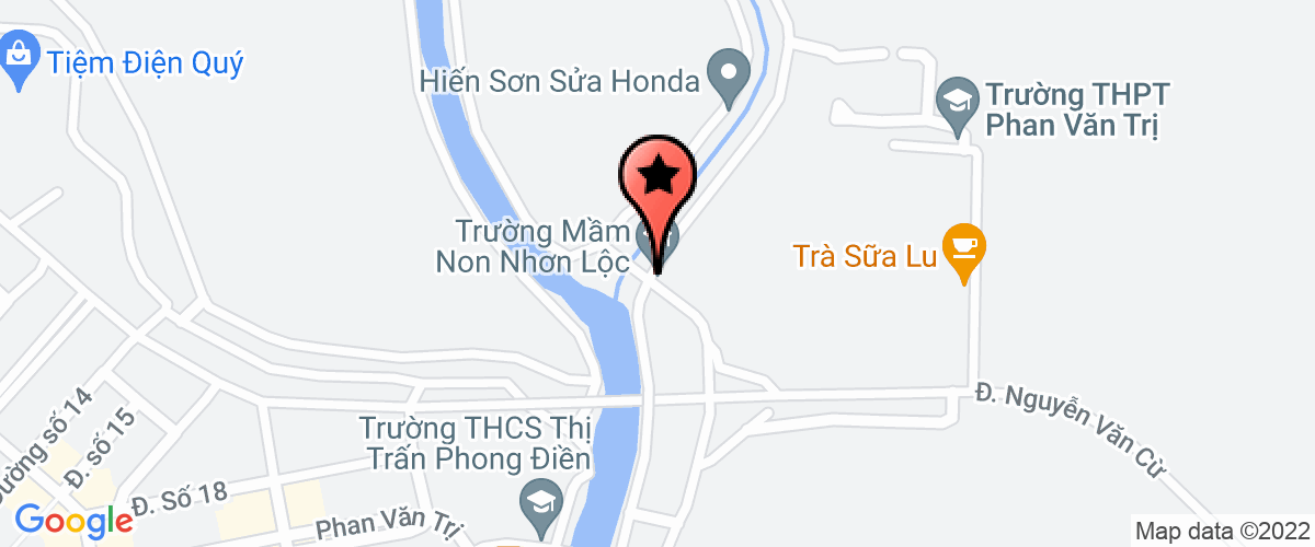 Map go to Uy ban nhan dan Thi tran Phong Dien