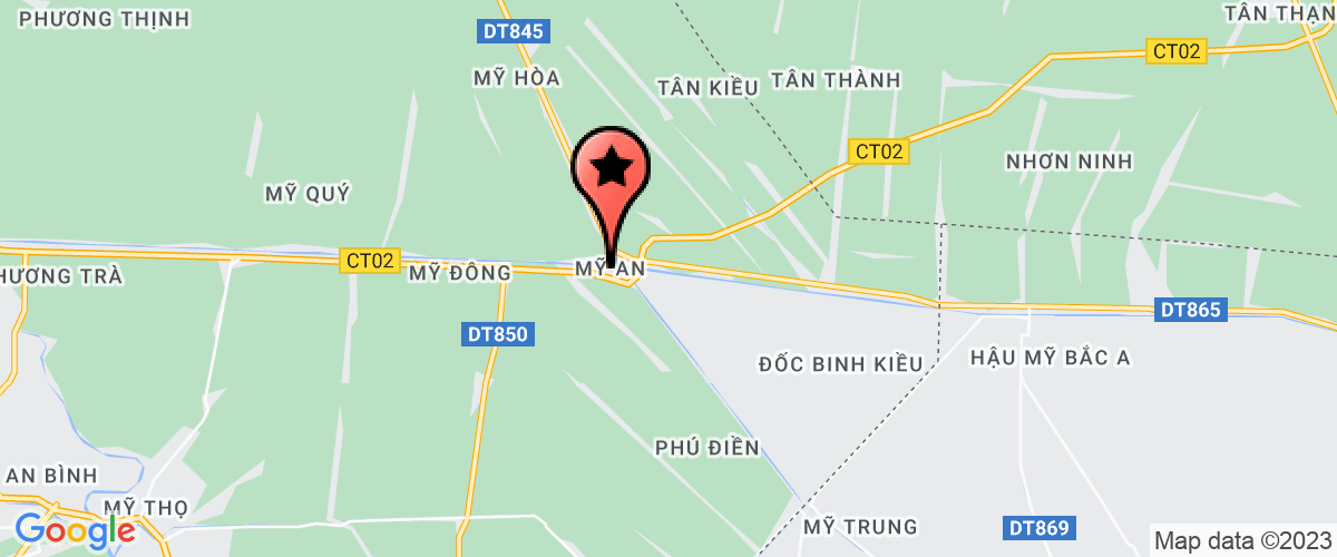 Map go to Phong Dia Chinh Thap Muoi District