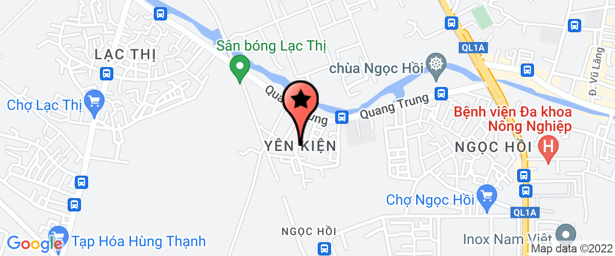 Map go to Ngan Khanh Trading and Construction Joint Stock Company