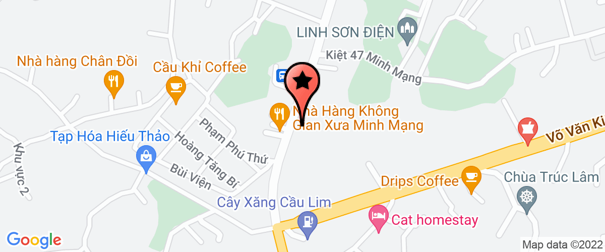 Map go to Nhat A Hoang Tu Company Limited