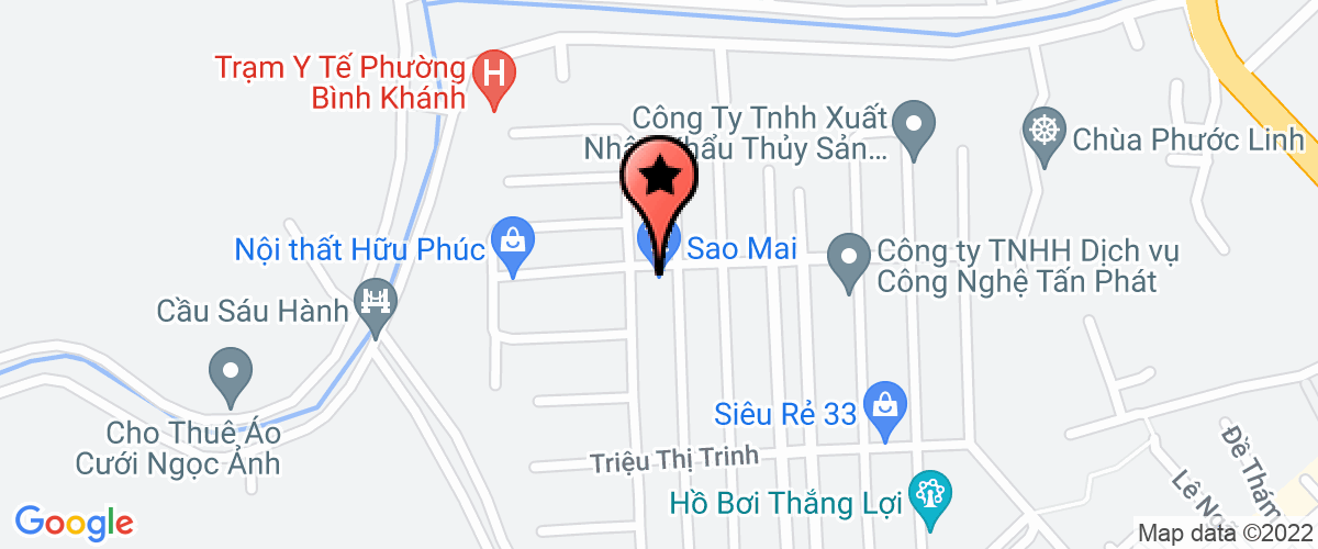 Map go to An Giang Bird's Nests Import Export Corporation